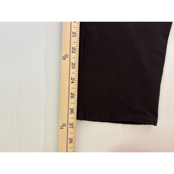 Eileen Fisher Womens Sz M Pull on Elastic Waist Brown Stretch Pants Casual Comfy - Picture 9 of 11